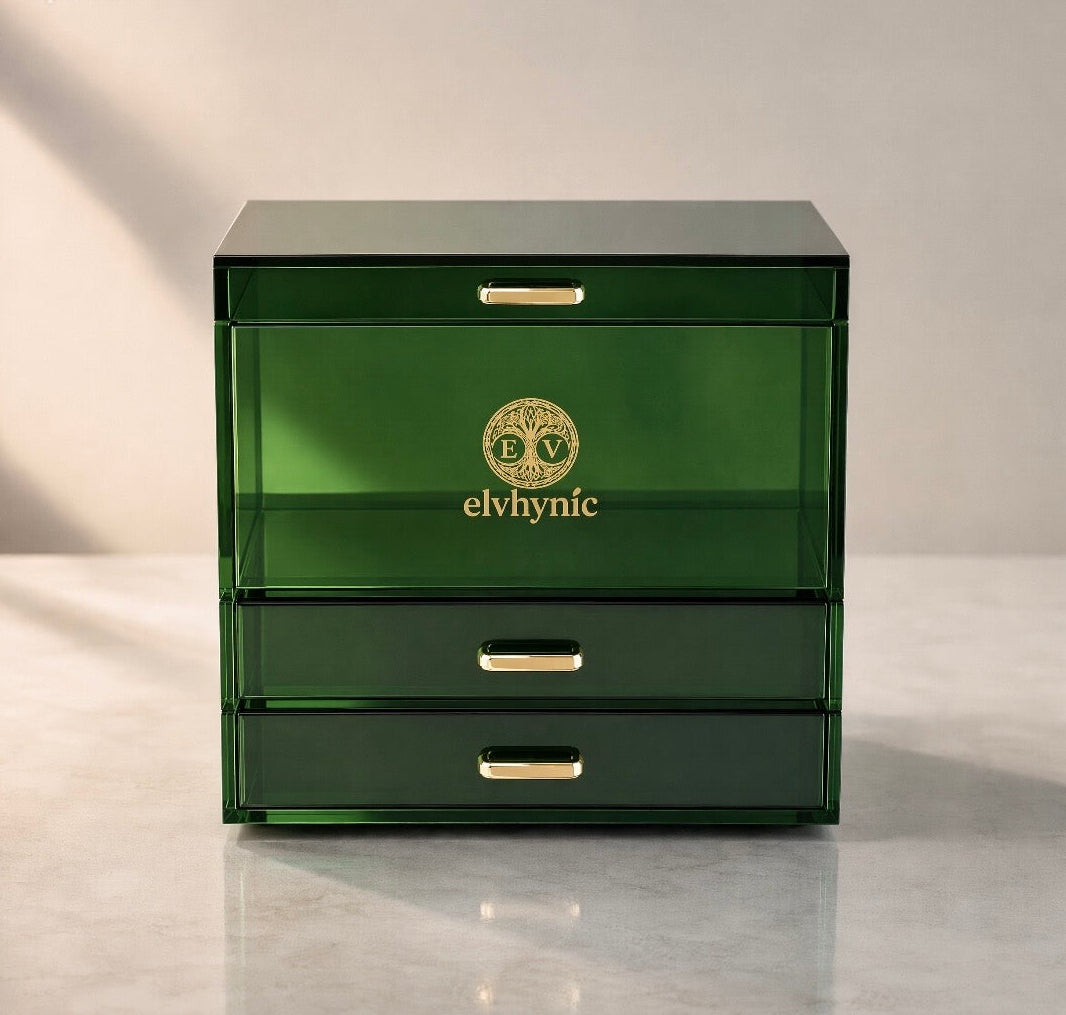 Elvhynic Emerald Acryl Make-up Organizer